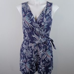 Loft Outlet Paisley Floral Romper - with Pockets!